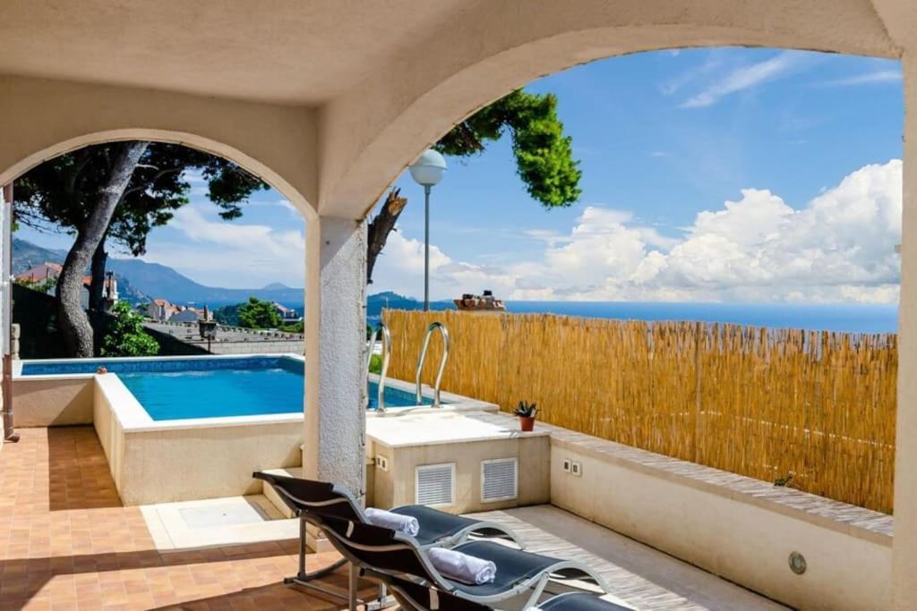Wave N' Sea Apartment With A Private Pool Dubrovnik Exterior foto